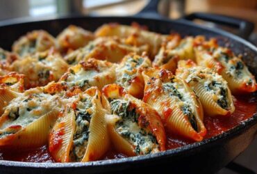 Spinach Ricotta Stuffed Shells