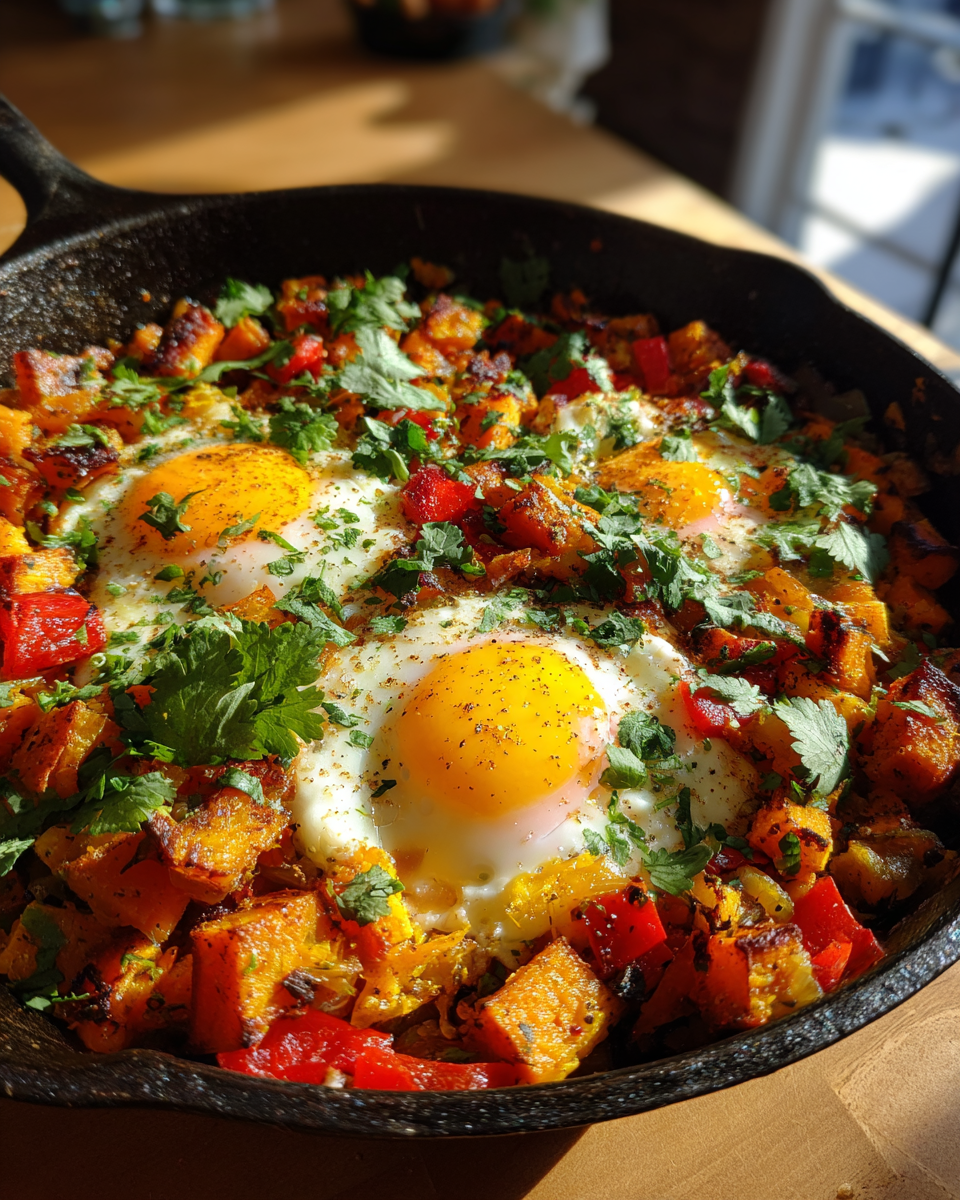 Sweet Potato Hash with Eggs - detail 3