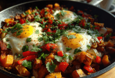 Sweet Potato Hash with Eggs