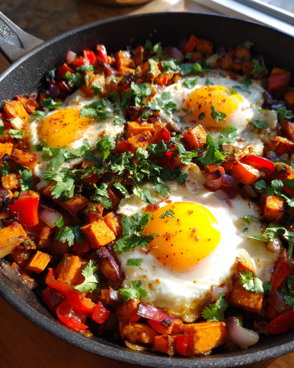 Sweet Potato Hash with Eggs - detail 4