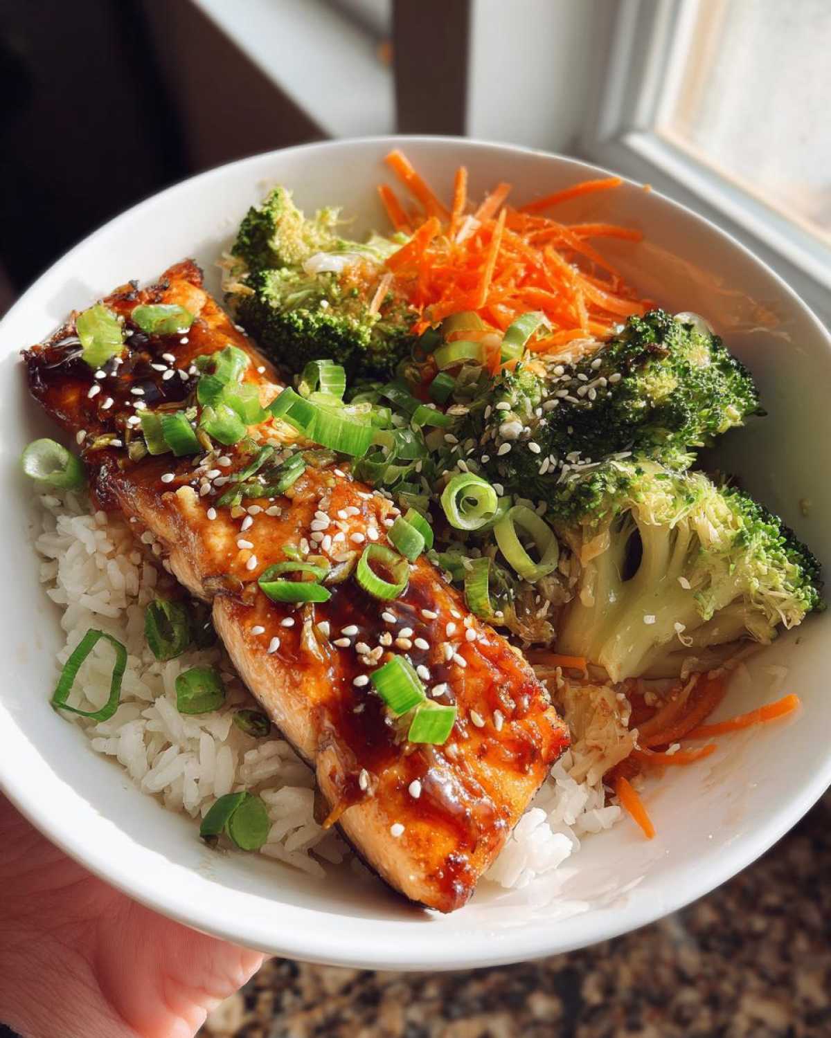 Teriyaki Salmon Bowls - detail 1