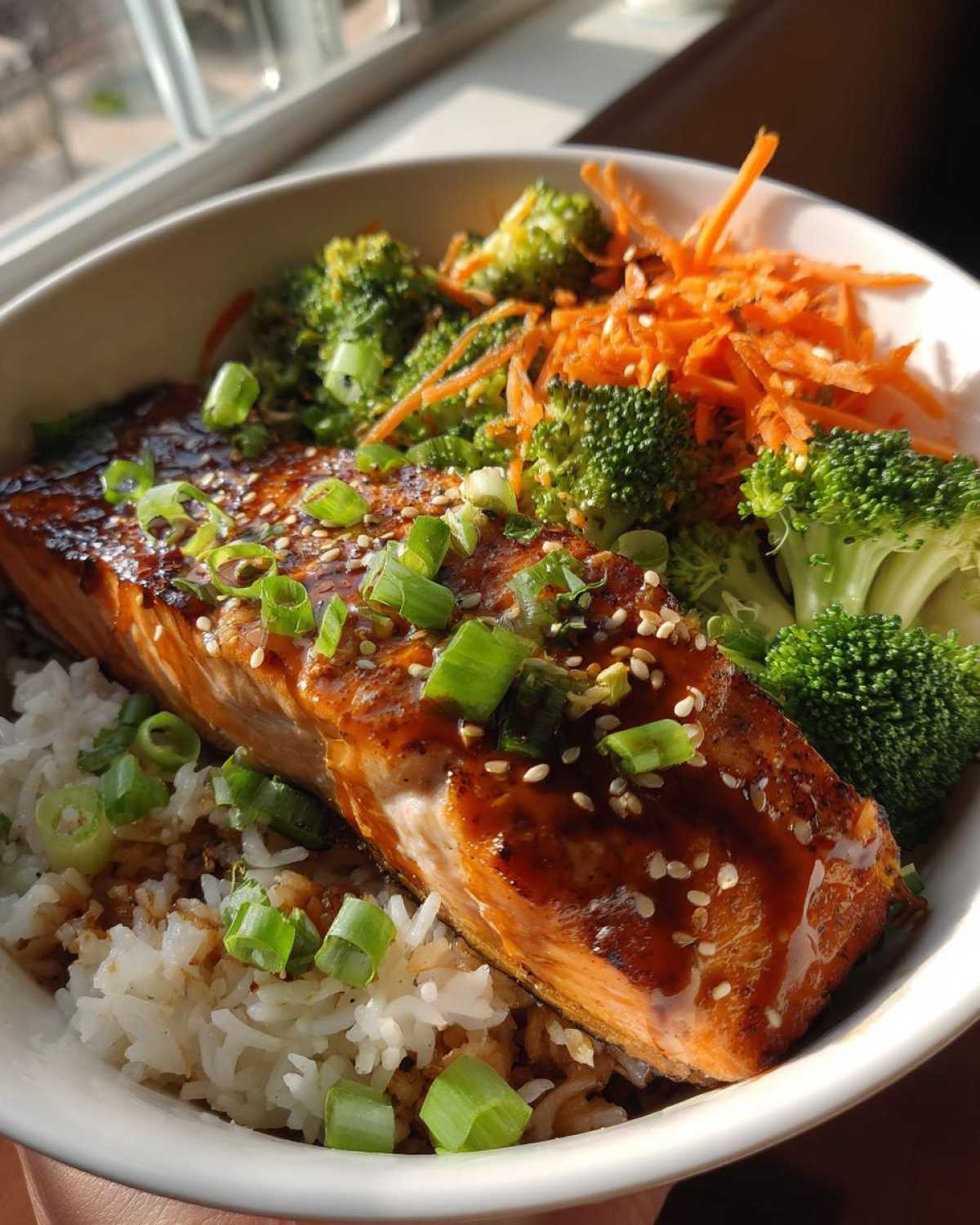 Teriyaki Salmon Bowls - detail 3