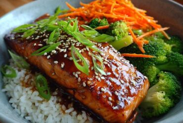 Teriyaki Salmon Bowls