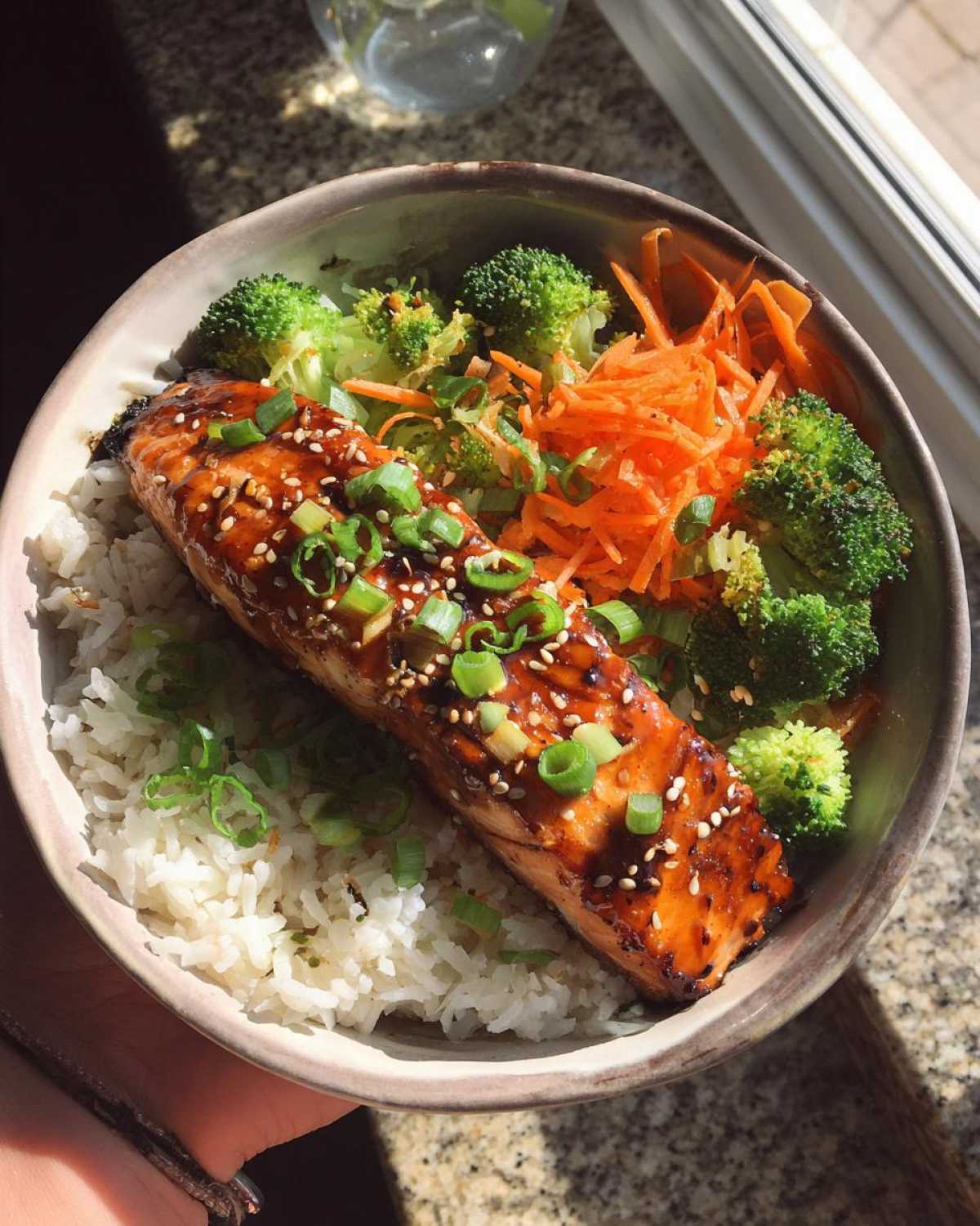 Teriyaki Salmon Bowls - detail 4
