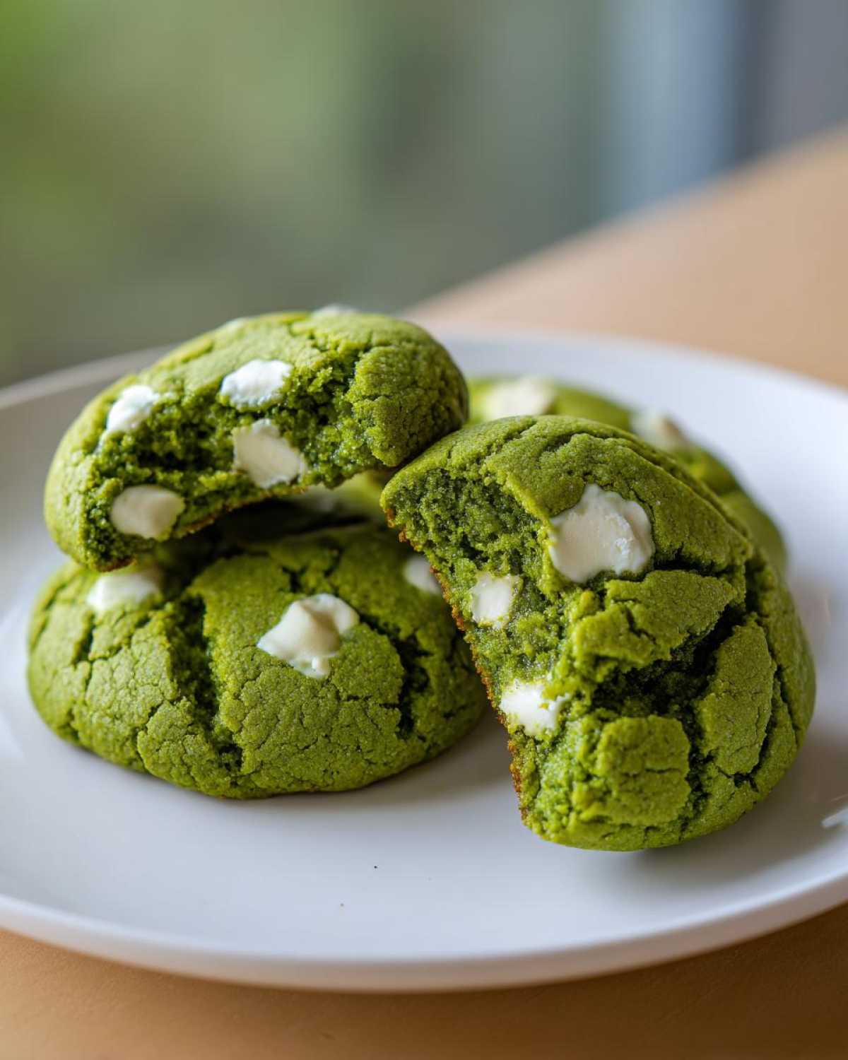 Chewy Matcha White Chocolate Cookies - Other 1