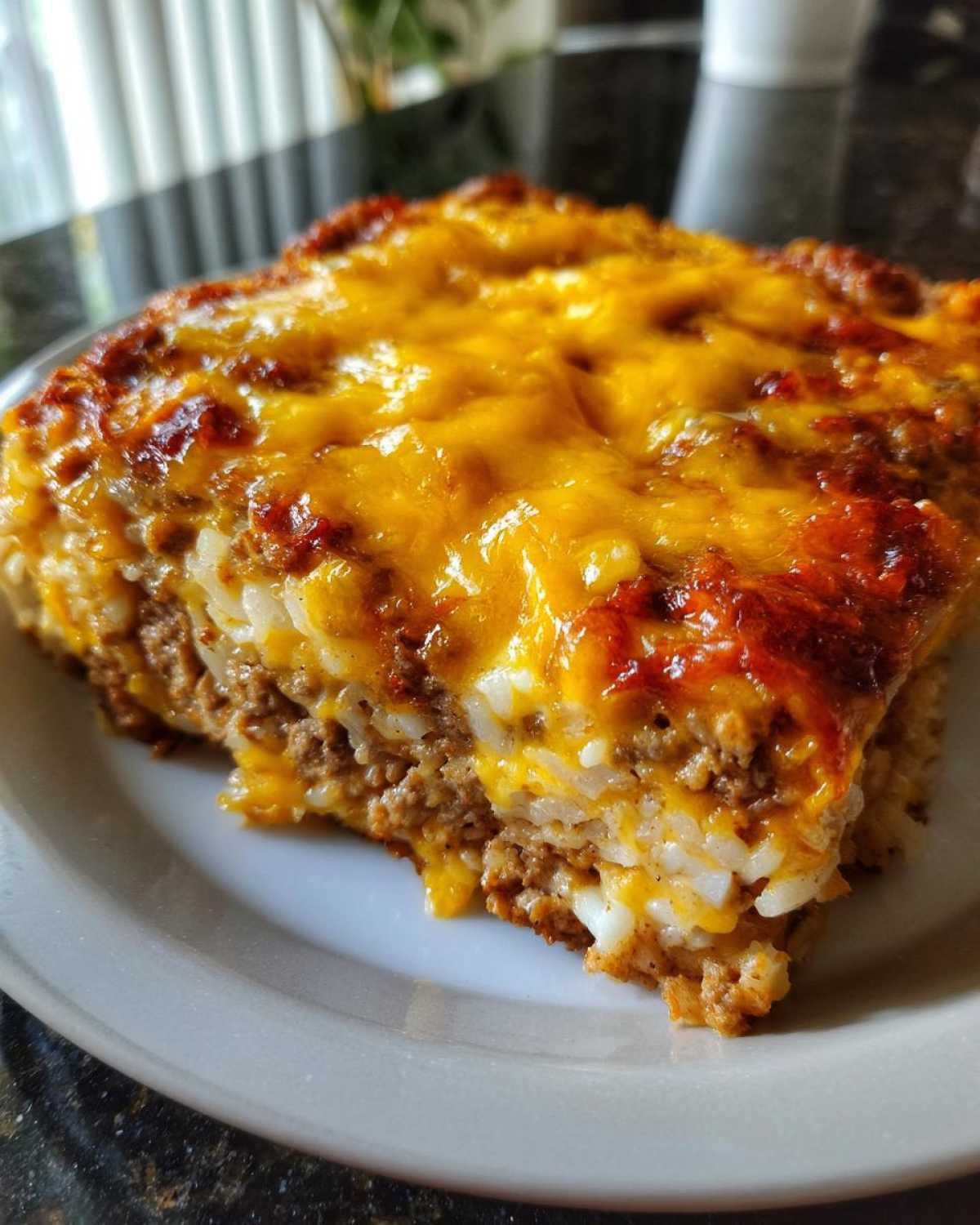 Cheesy Beef and Rice Casserole Comfort Dish - Other 3