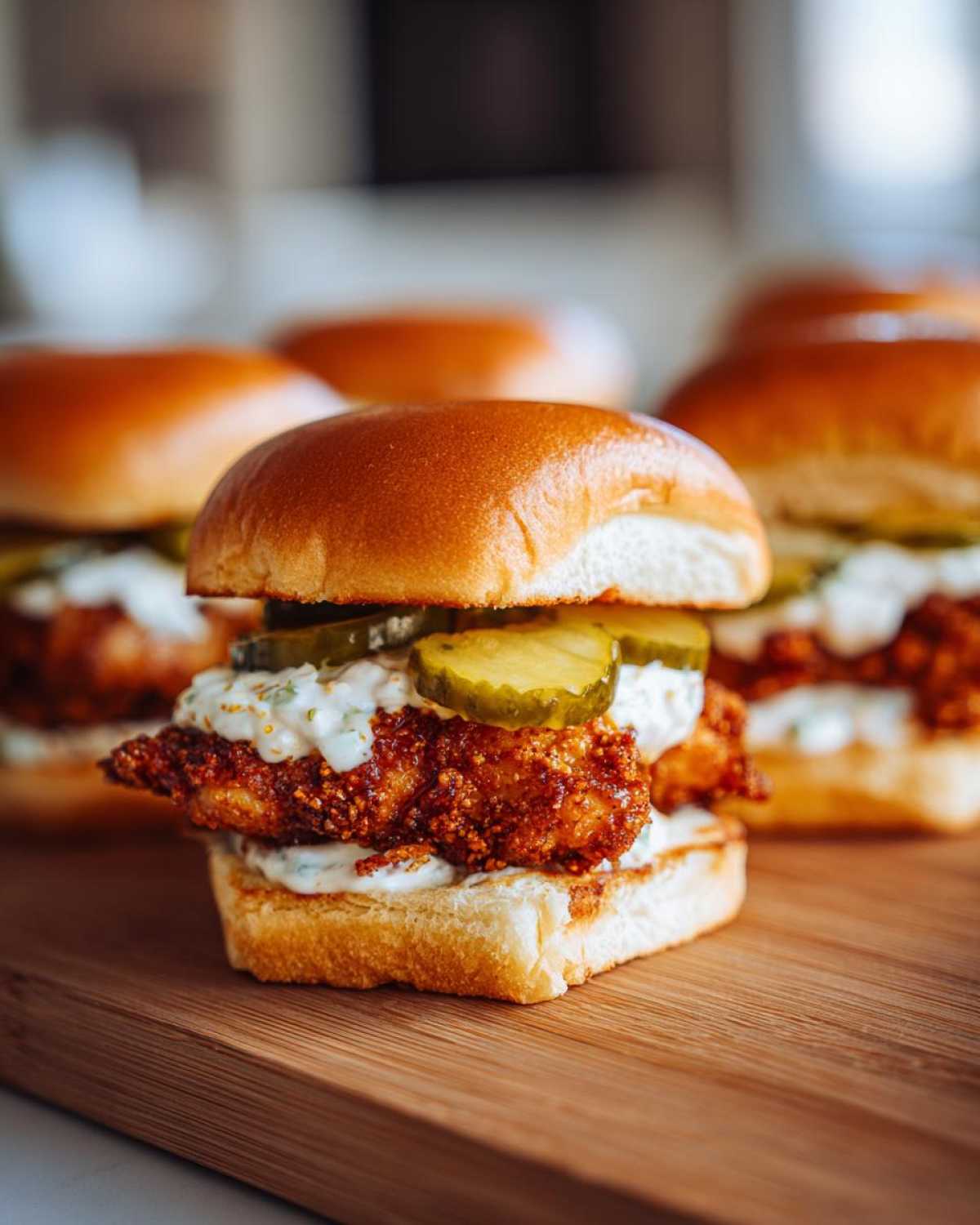 Crispy Chicken Sliders with Garlic Sauce - Other 2