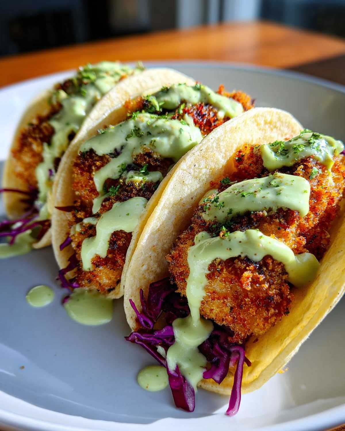 Crispy Chicken Tacos with Avocado Cream - Other 1
